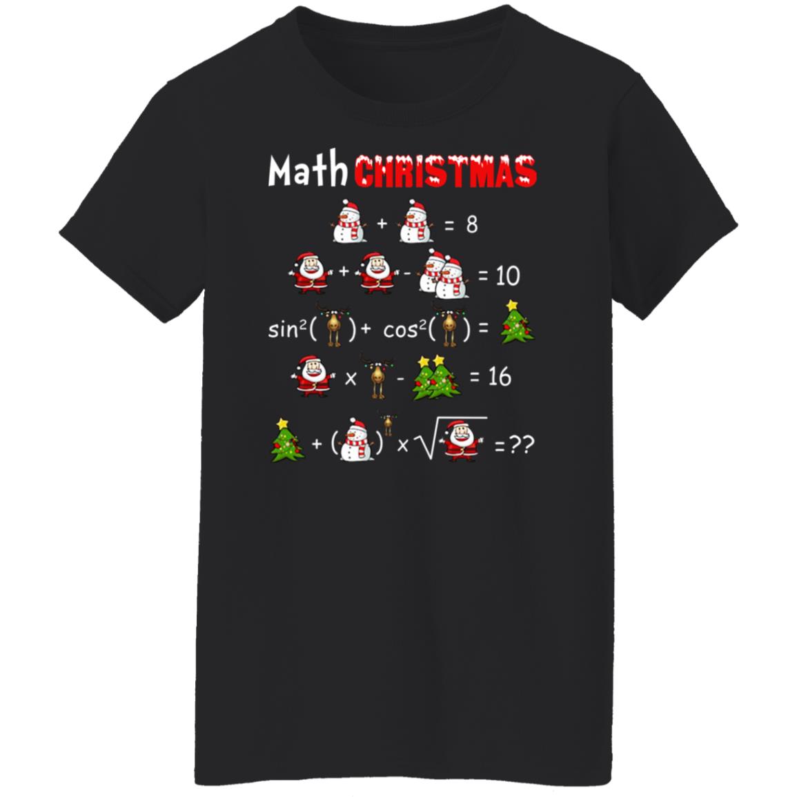 Math Christmas Shirt