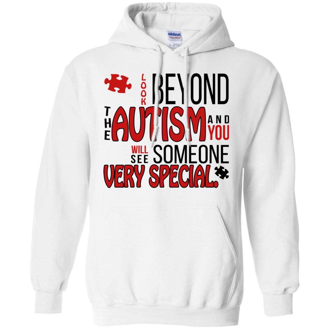Look Beyond The Autism And You Will See Someone Very Special Shirt, Hoodie - TeeDragons