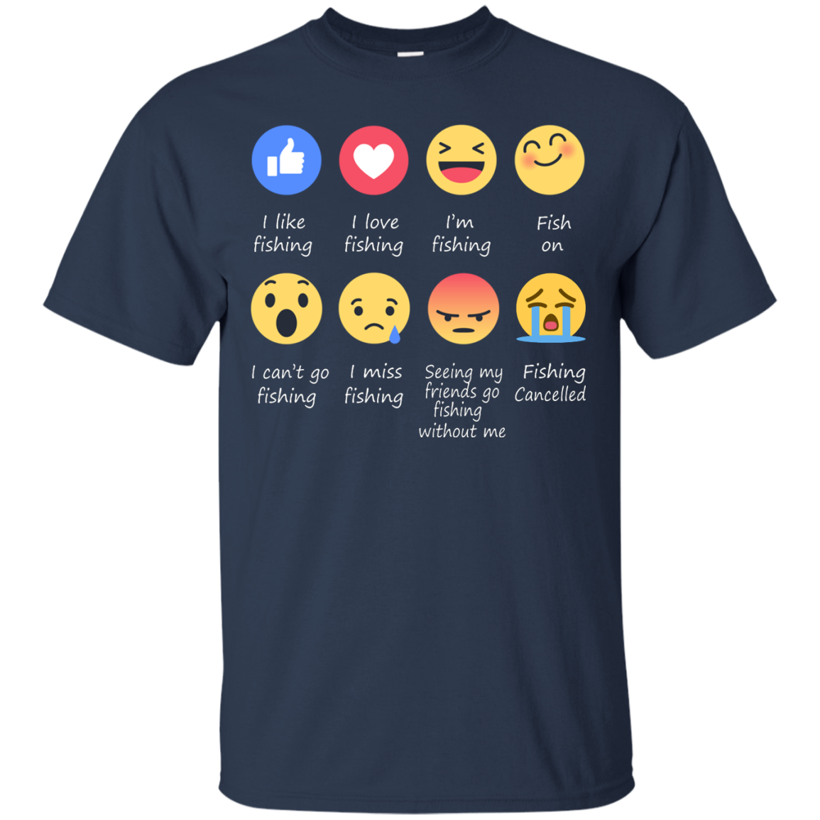 Fishing Emotion Shirt, Hoodie, Tank - TeeDragons