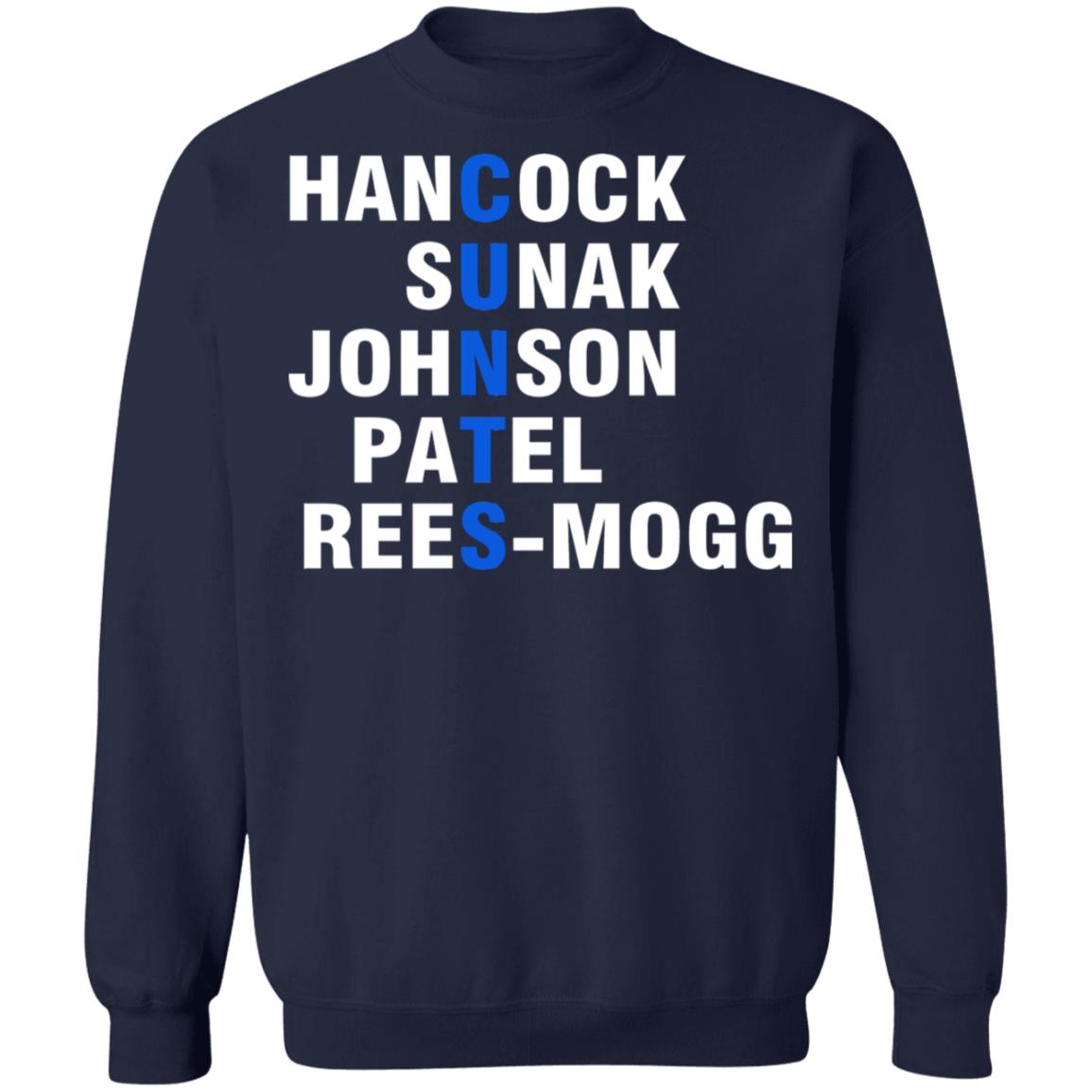Hancock - Sunak - Johnson - Patel - Rees-mogg Shirt - TeeDragons