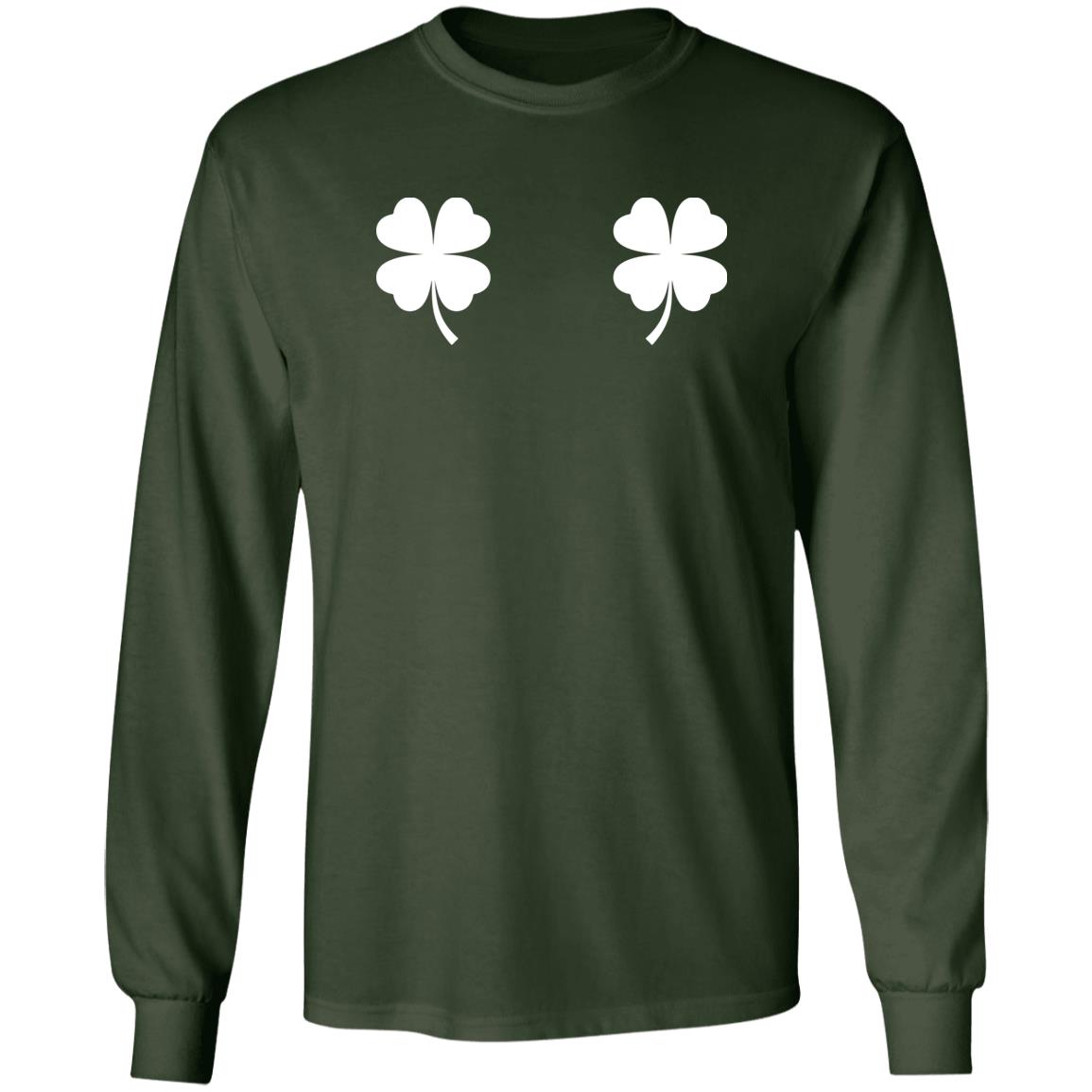 Shamrock Boob Shirt - TeeDragons