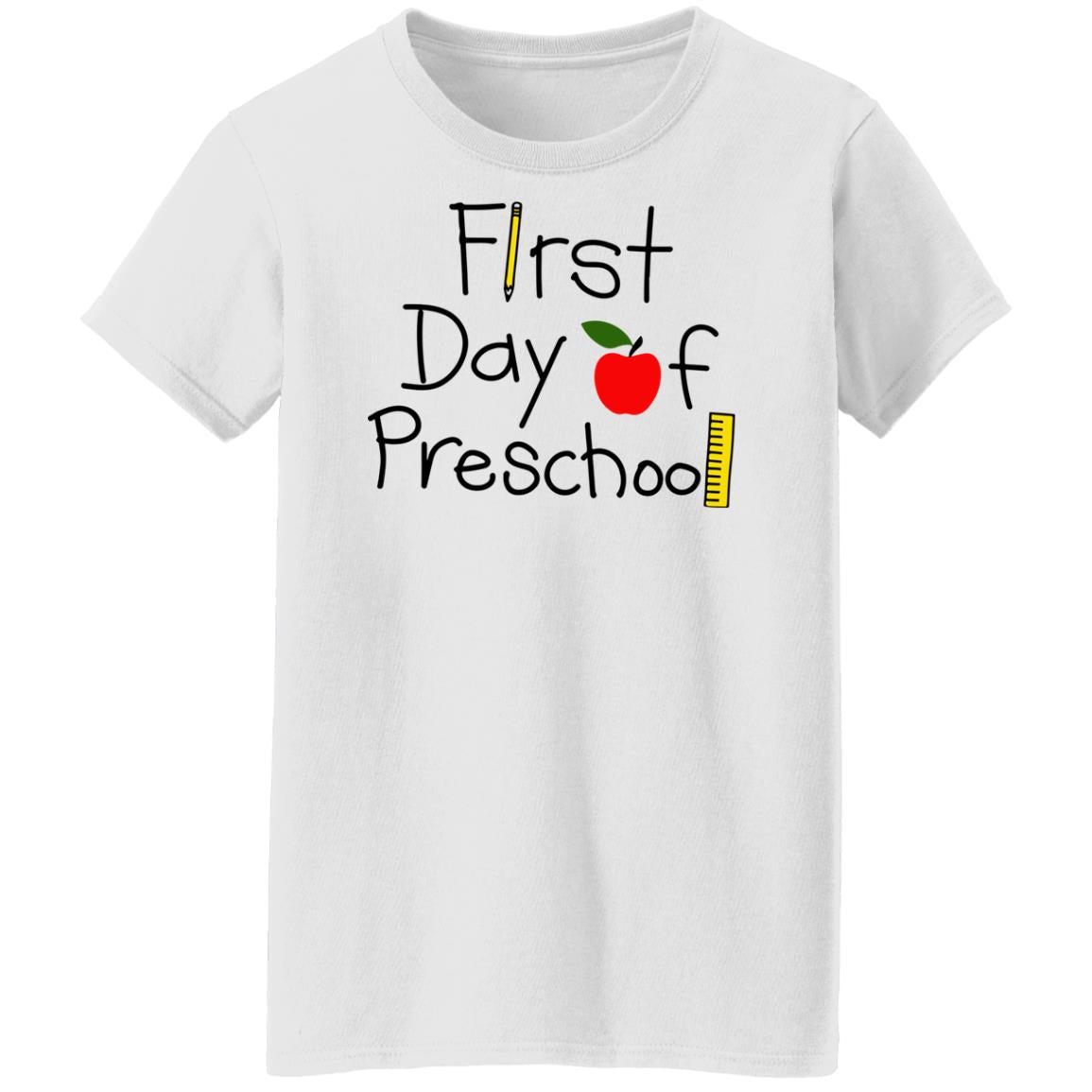 First Day Of Preschool Shirt