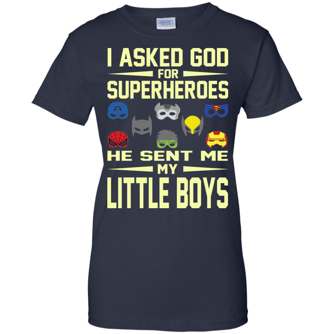 I Asked God For Superheroes He Sent Me My Little Boys Shirt, Hoodie - TeeDragons
