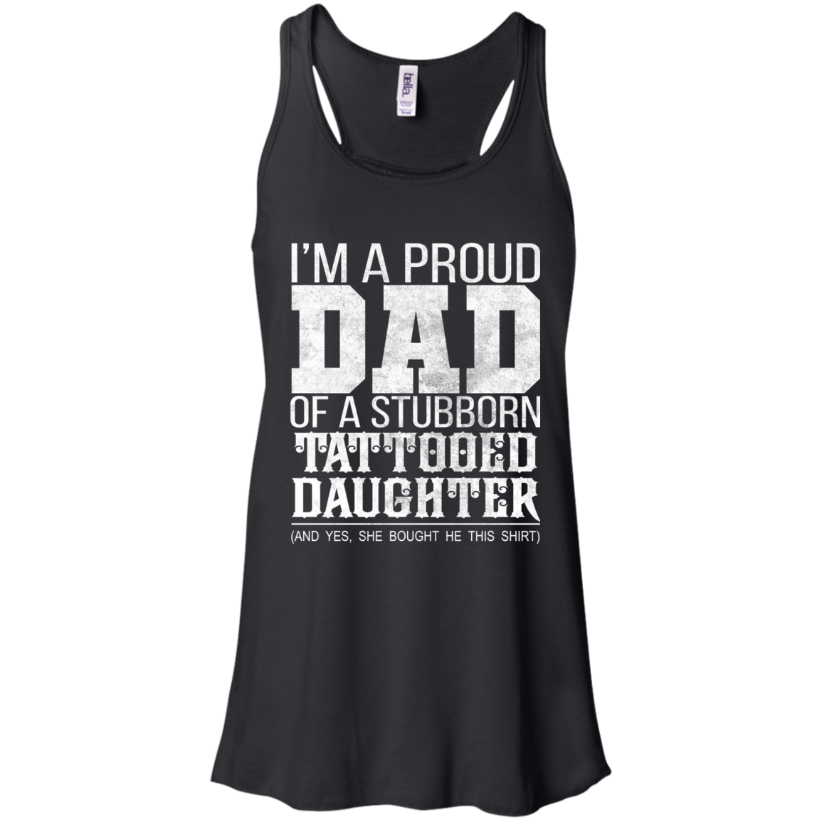 I'm A Proud Dad Of A Stubborn Tattooed Daughter Shirt - TeeDragons