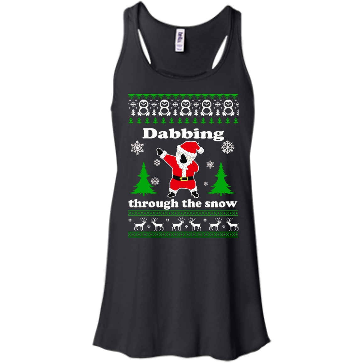 Santa Dabbing Through The Snow Christmas Sweater - TeeDragons