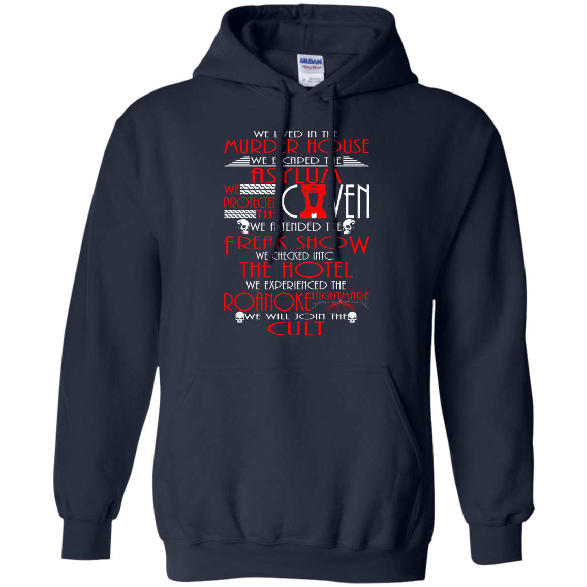 We lived in the Murder House, We escaped The Asylum T-Shirt - TeeDragons