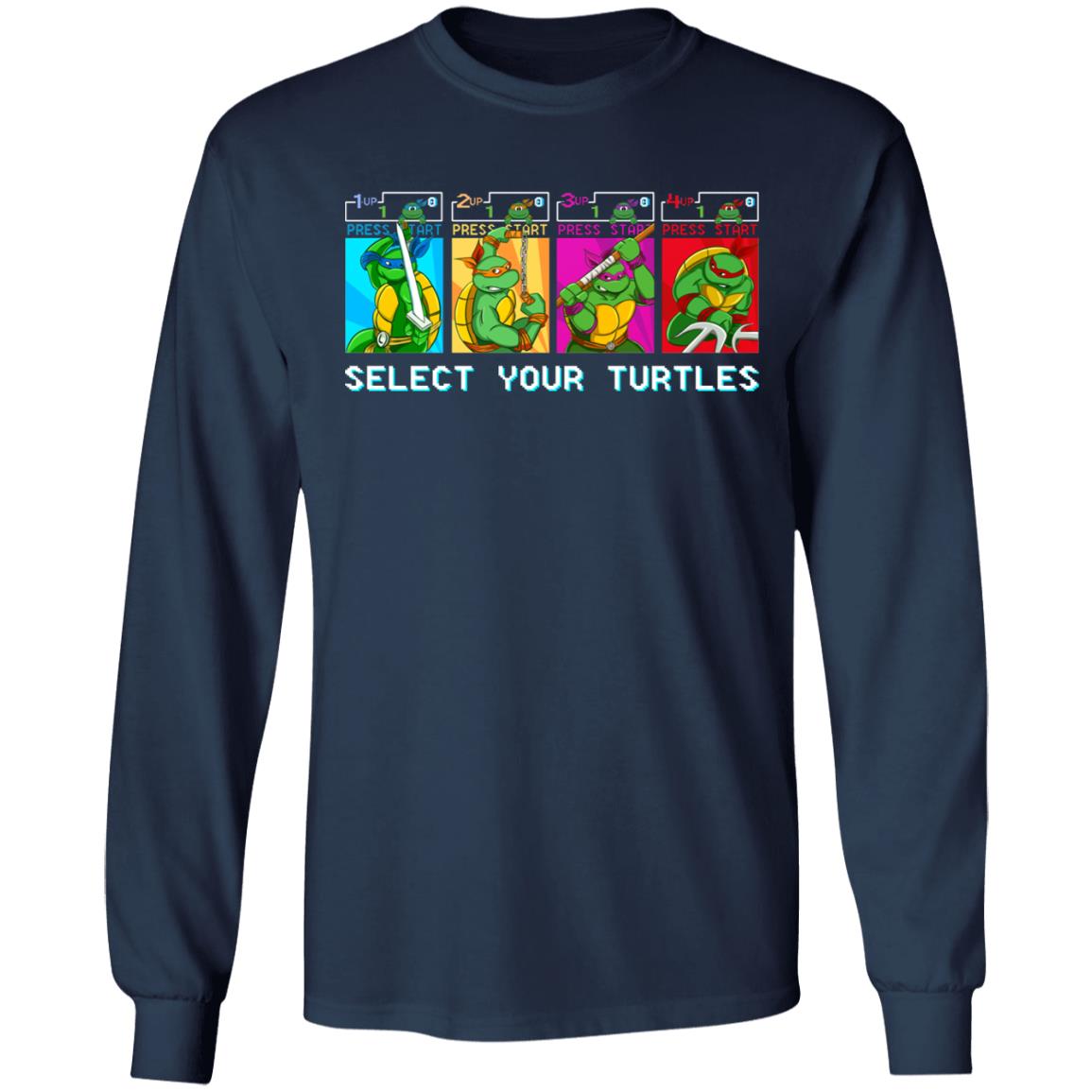 Press start select your turtles shirt