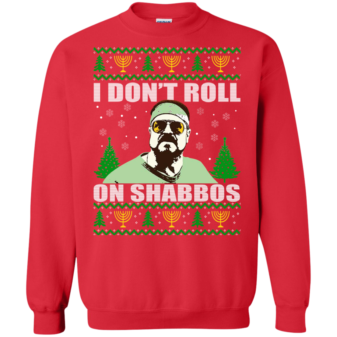 I Don’t Roll on Shabbos Ugly Christmas Sweater - TeeDragons