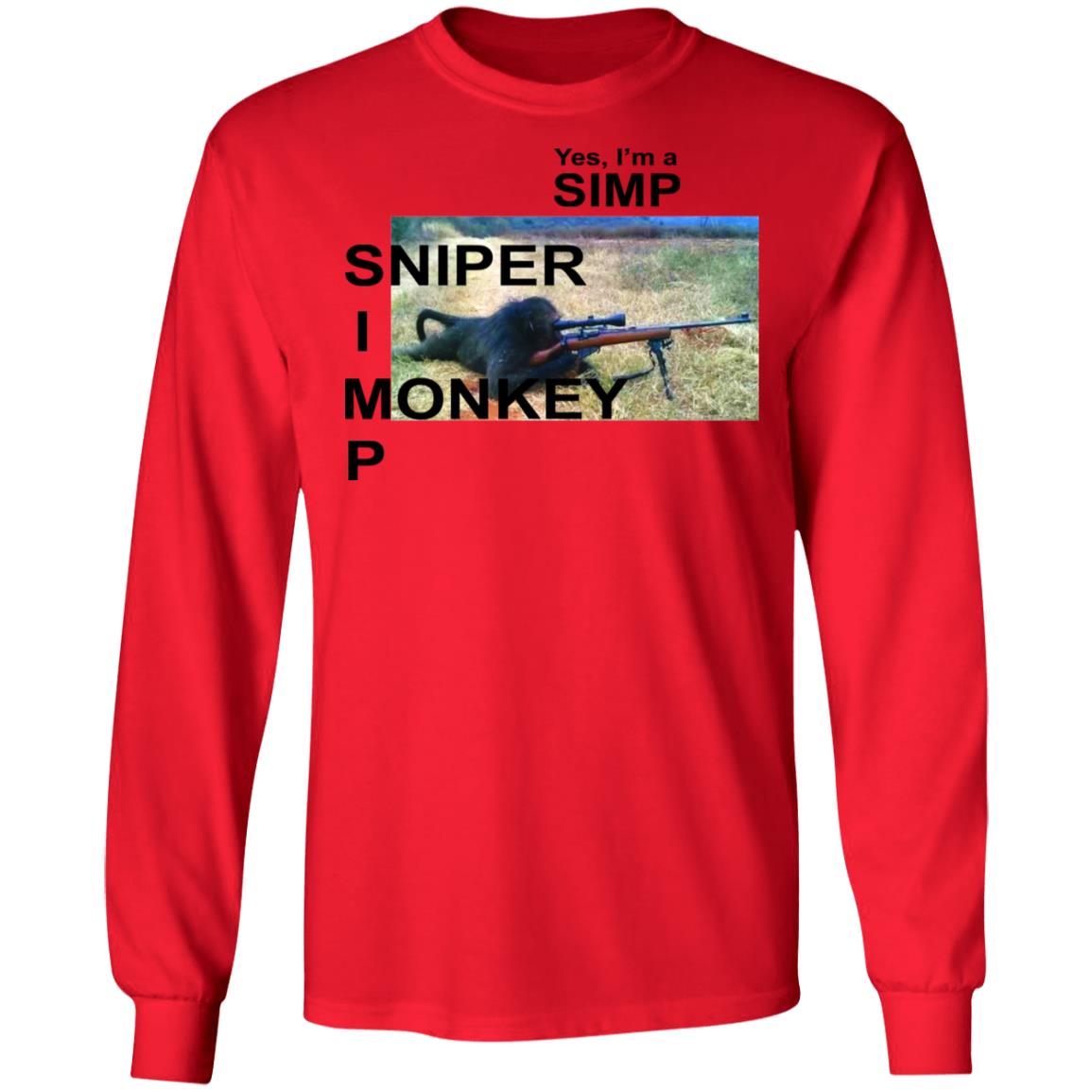 Monkey Sniper - Yes I'm A SIMP Shirt
