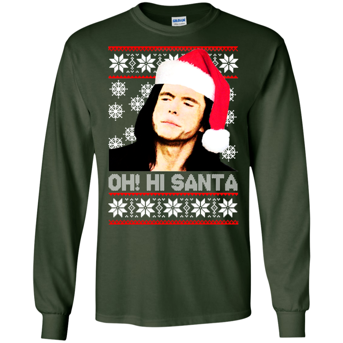 Oh hi top santa sweater