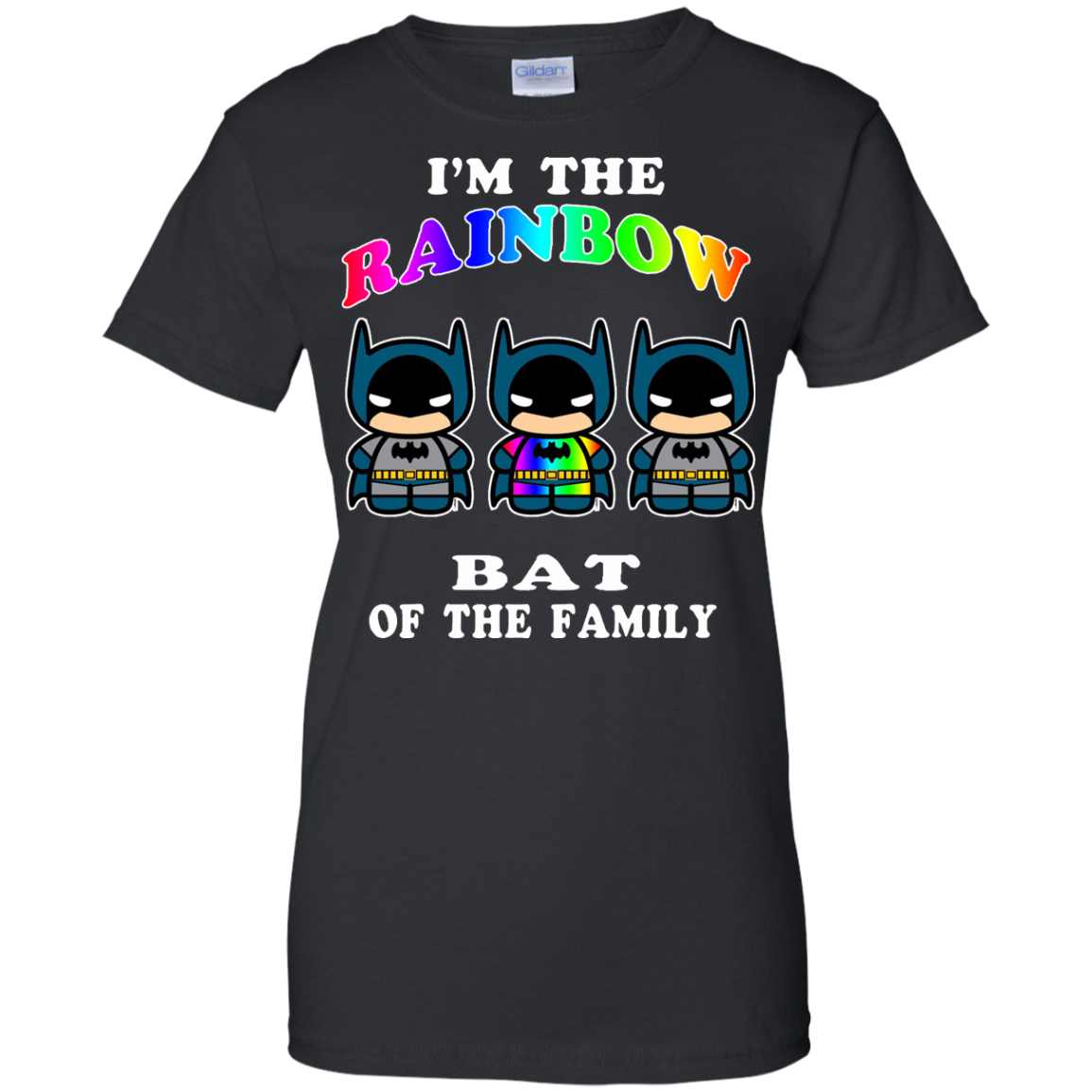 I'm The Rainbow Bat Of The Family T-Shirt, Hoodie, Tank and Long Sleeve - TeeDragons