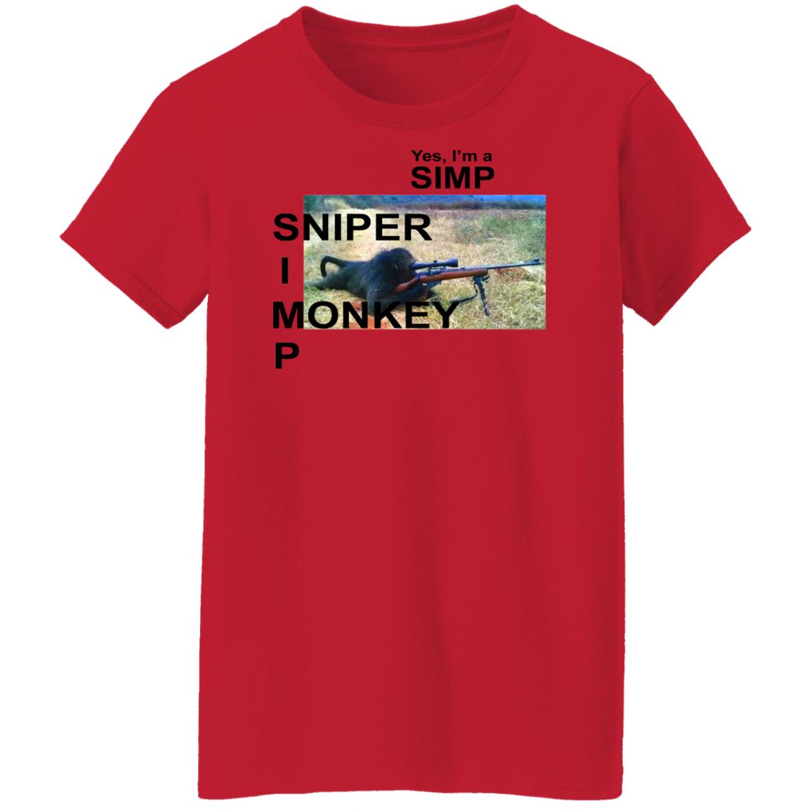 Monkey Sniper - Yes I'm A SIMP Shirt