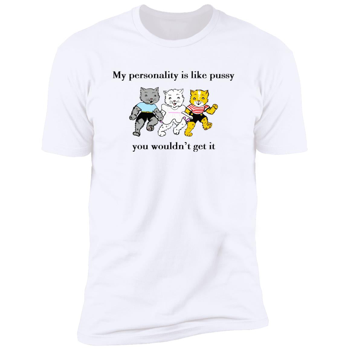 My personality is like pussy you wouldn't get it shirt