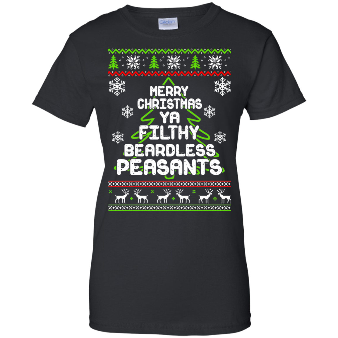 Merry Christmas Ya Filthy Beardless Peasants Christmas Sweater - TeeDragons