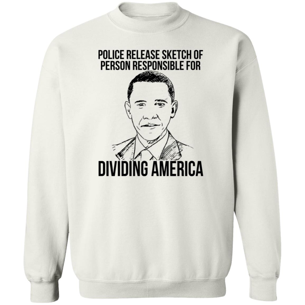 Police release sketch of person responsible for dividing america shirt