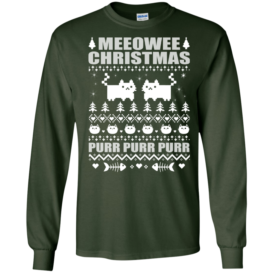Meeowee Christmas Ugly Sweater, Hoodie - TeeDragons