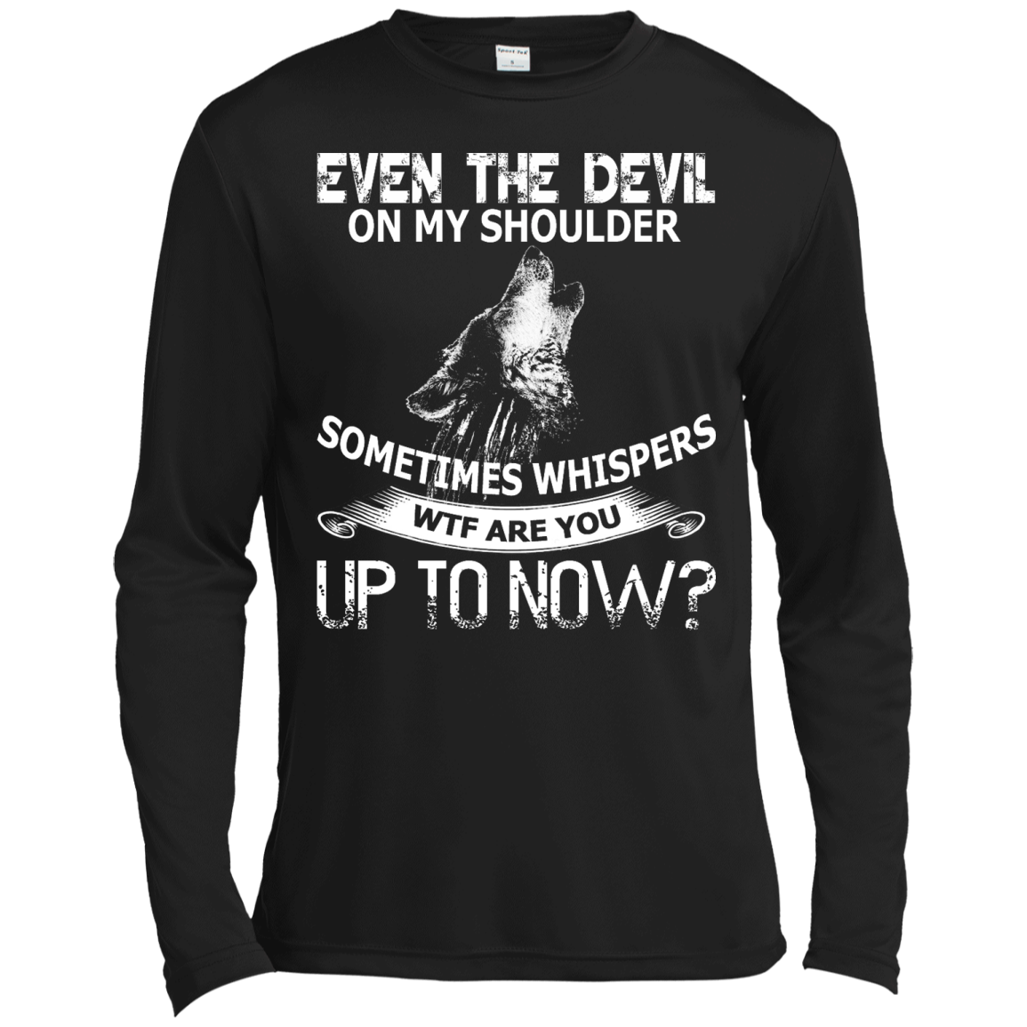 Even The Devil On My Shoulder Sometimes Whispers Shirt, Hoodie - TeeDragons