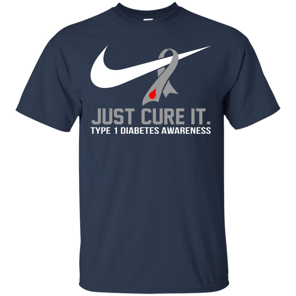 Just Cure It - Type 1 Diabetes Awareness Shirt, Hoodie, Tank - TeeDragons