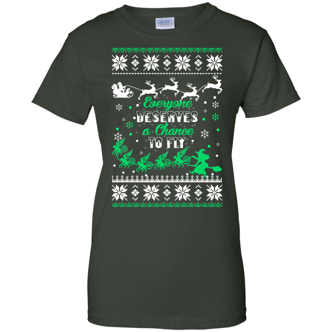 Everyone Deserves A Chance To Fly Christmas Sweater - TeeDragons