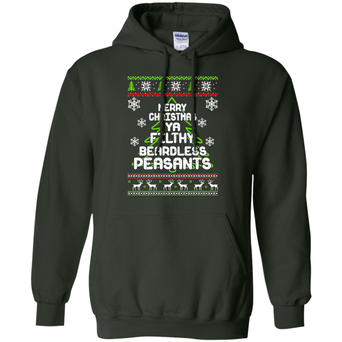 Merry Christmas Ya Filthy Beardless Peasants Christmas Sweater - TeeDragons
