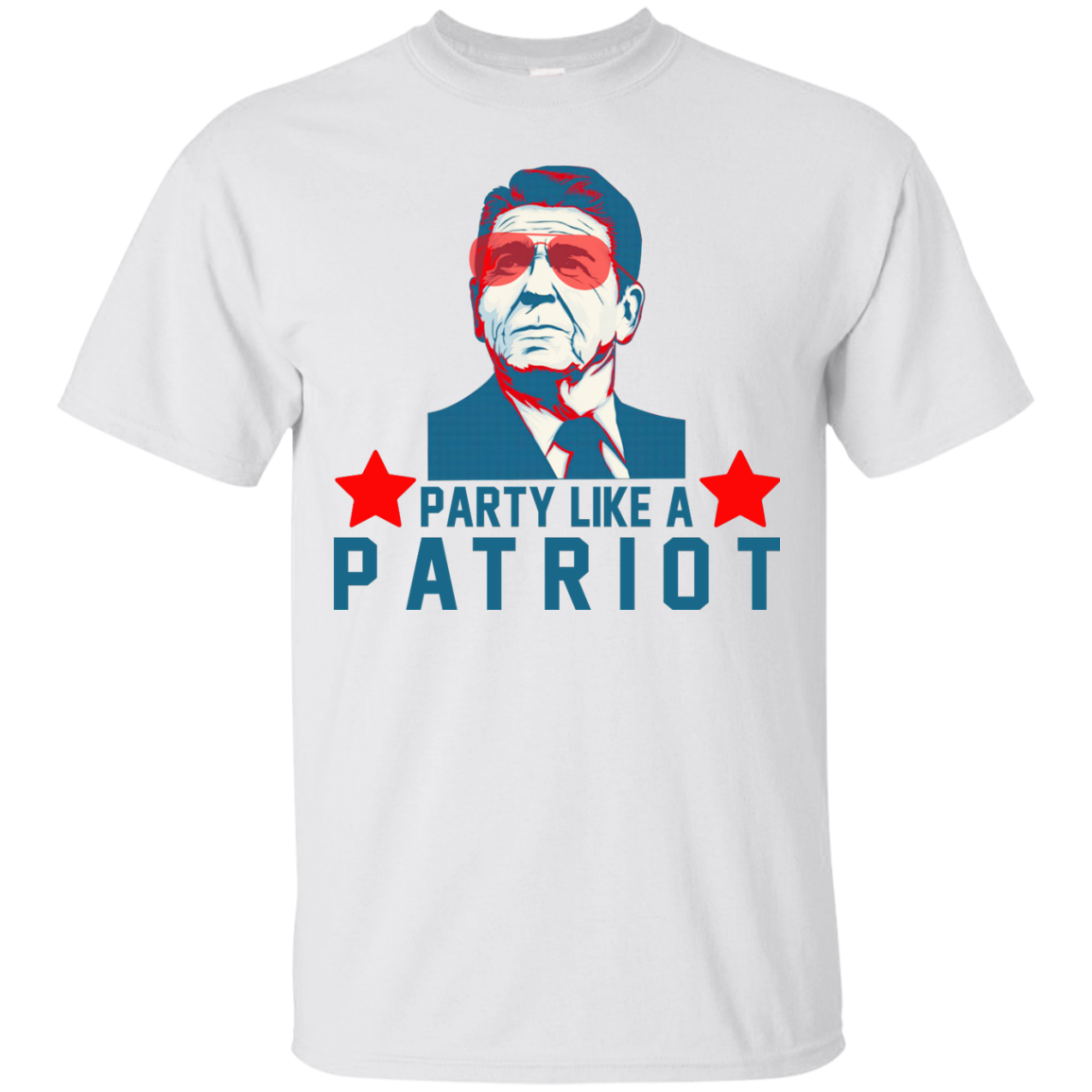 Reagan Party Like A Patriot Shirt, Hoodie, Tank - TeeDragons