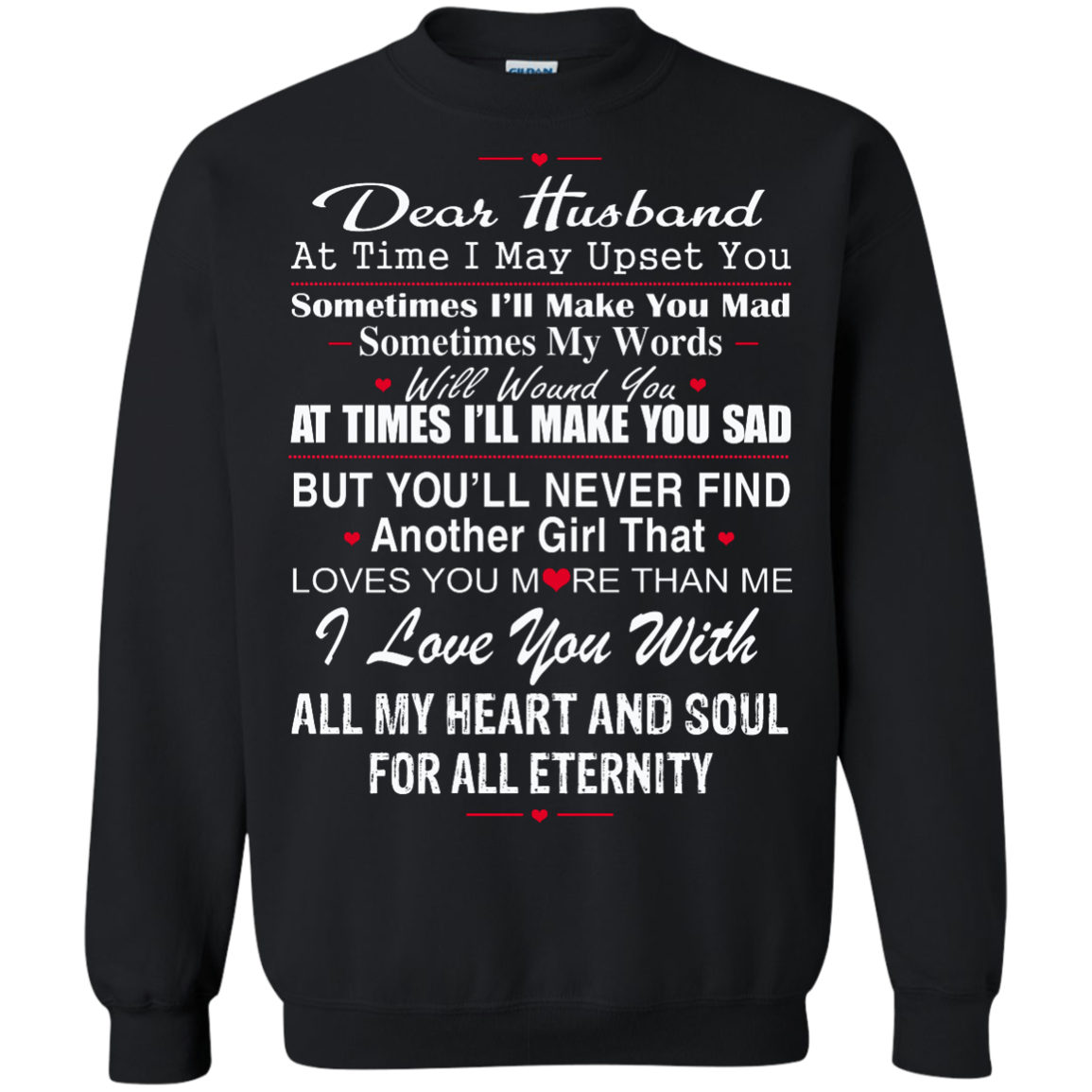 Dear Husband - Love You With All My Heart Shirt, Hoodie, Tank - TeeDragons