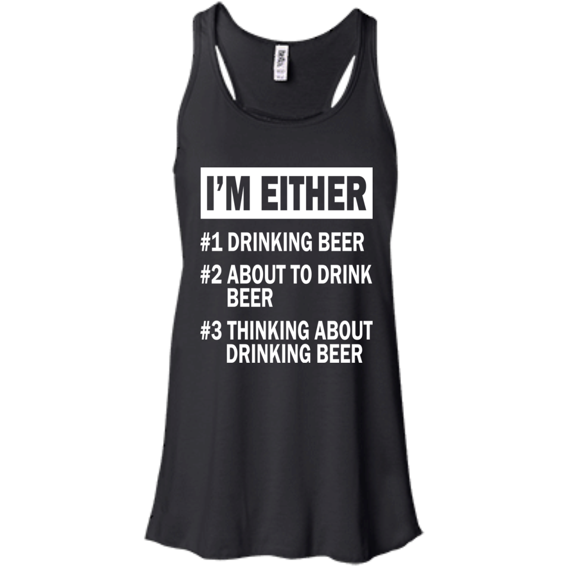 I'm Either - Drinking Beer - About To Drink Beer - Thinking About Drinking Beer T-shirt - TeeDragons
