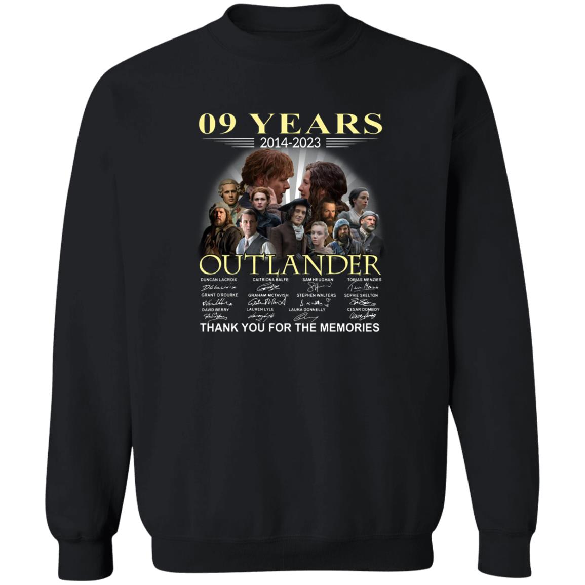 09 Years 2021-2023 Outlander Thank You For The Memories Shirt