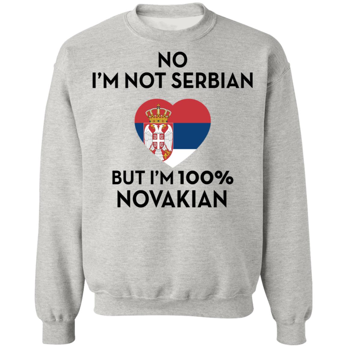 No I'm not Serbian but I'm 100% Novakian shirt
