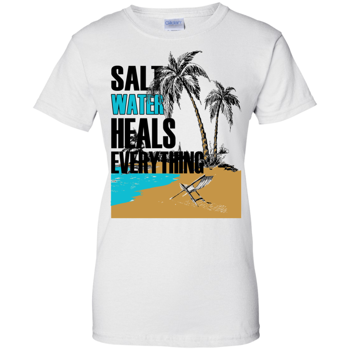 Salt Water Heals Everything Shirt, Hoodie, Tank - TeeDragons