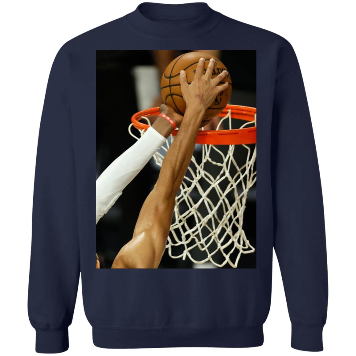Brendan Tobin Bam Adebayo Iconic Block On Jayson Tatum Basketball Shirt