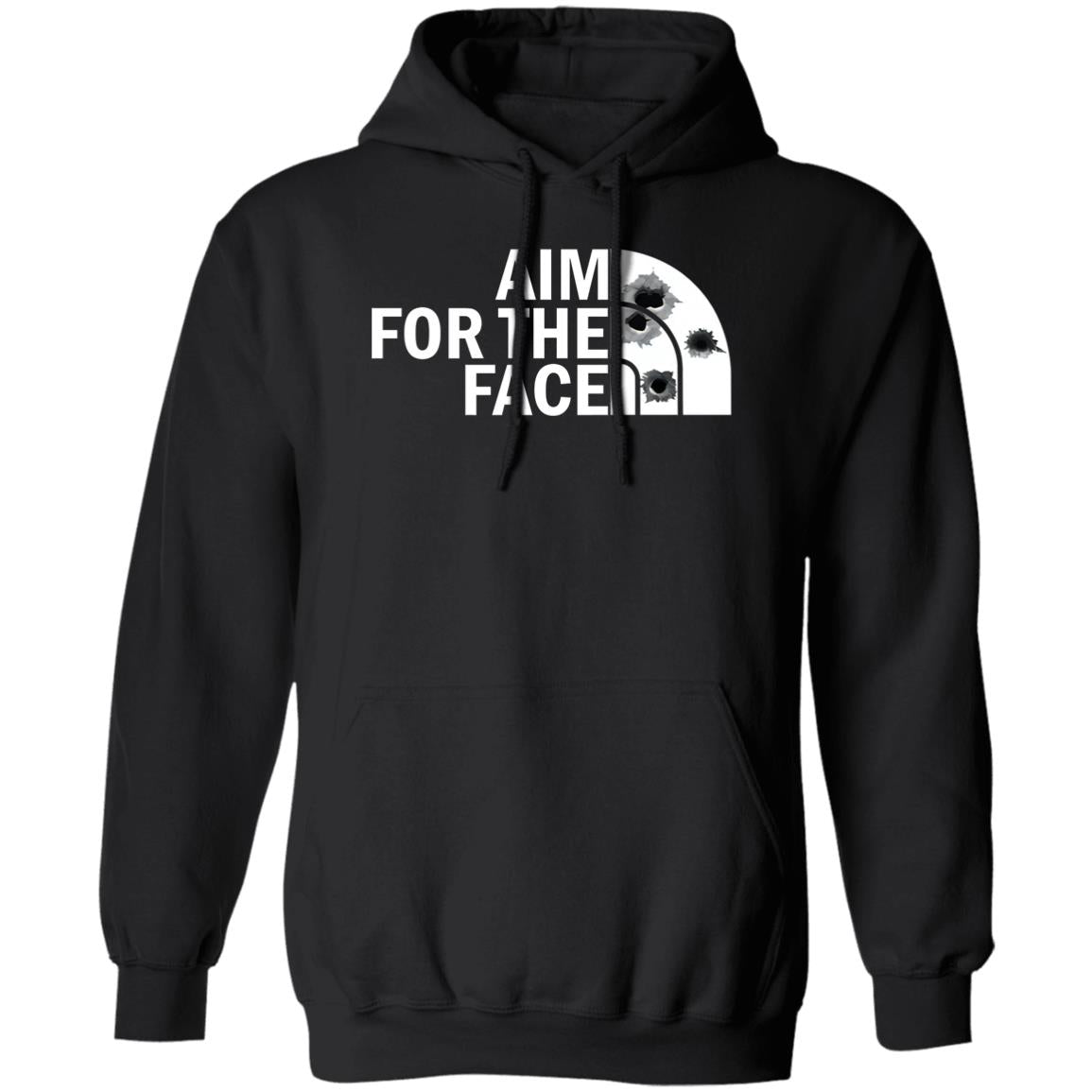 Aim for the face shirt