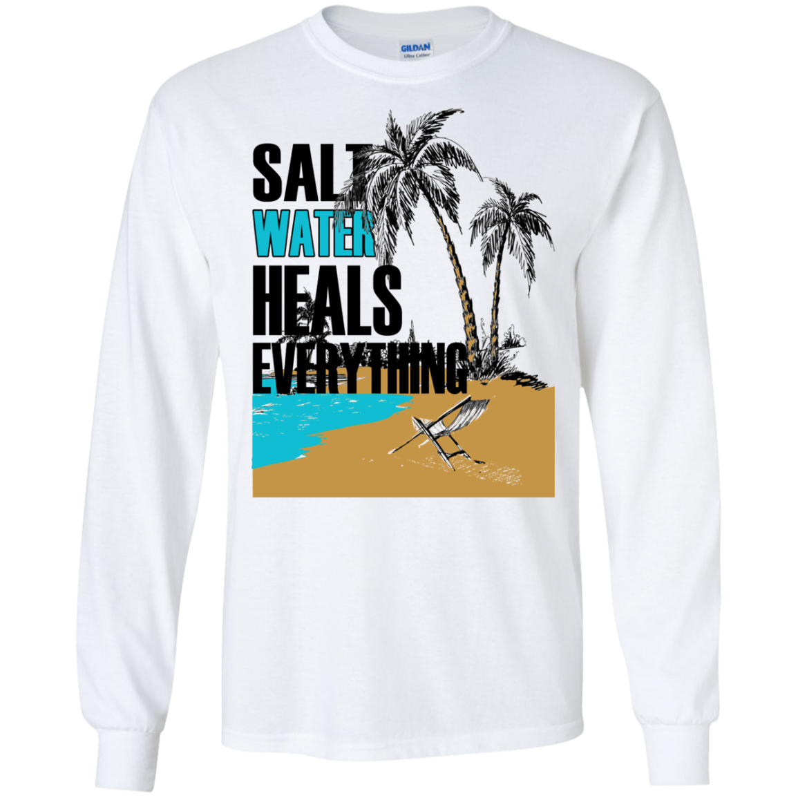 Salt Water Heals Everything Shirt, Hoodie, Tank - TeeDragons