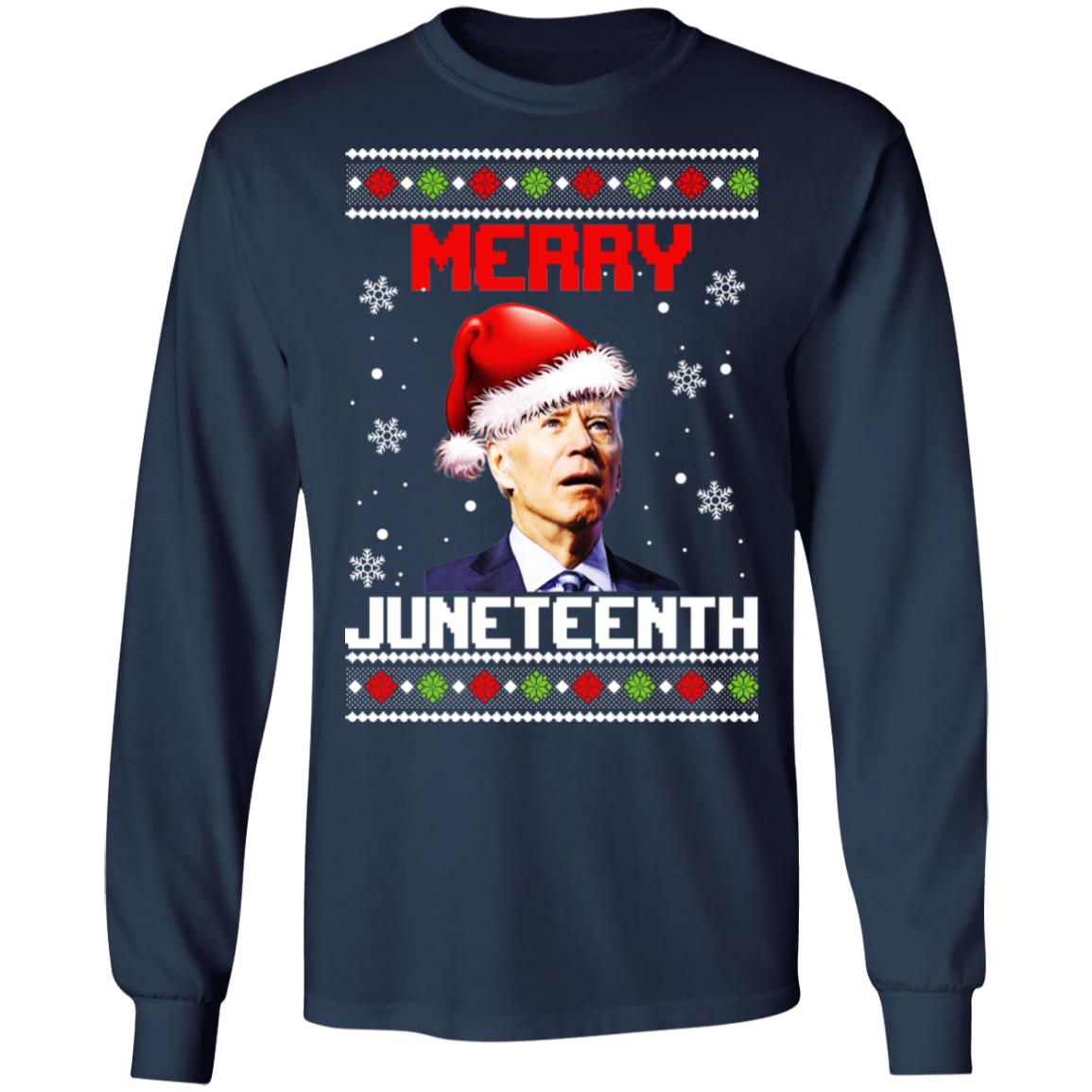 Joe Biden - Merry Juneteenth Christmas Sweater