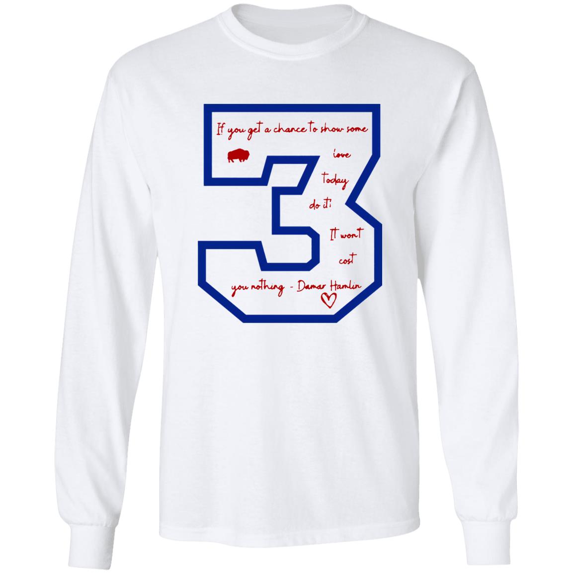 Premium Love for damar hamlin 3 shirt