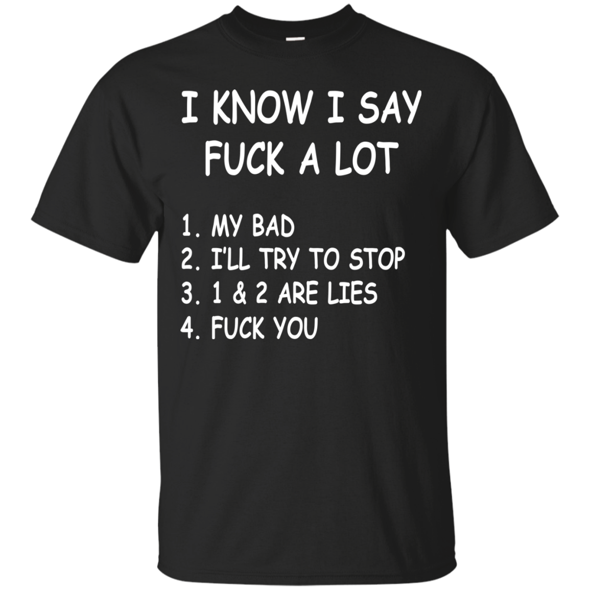 I Know I Say Fuck A Lot Shirt, Hoodie, Tank - TeeDragons
