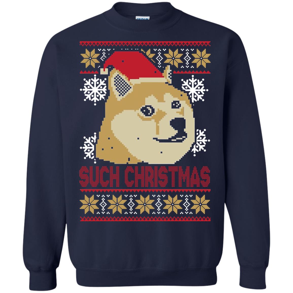 Doge – Such Christmas Ugly Sweater - TeeDragons