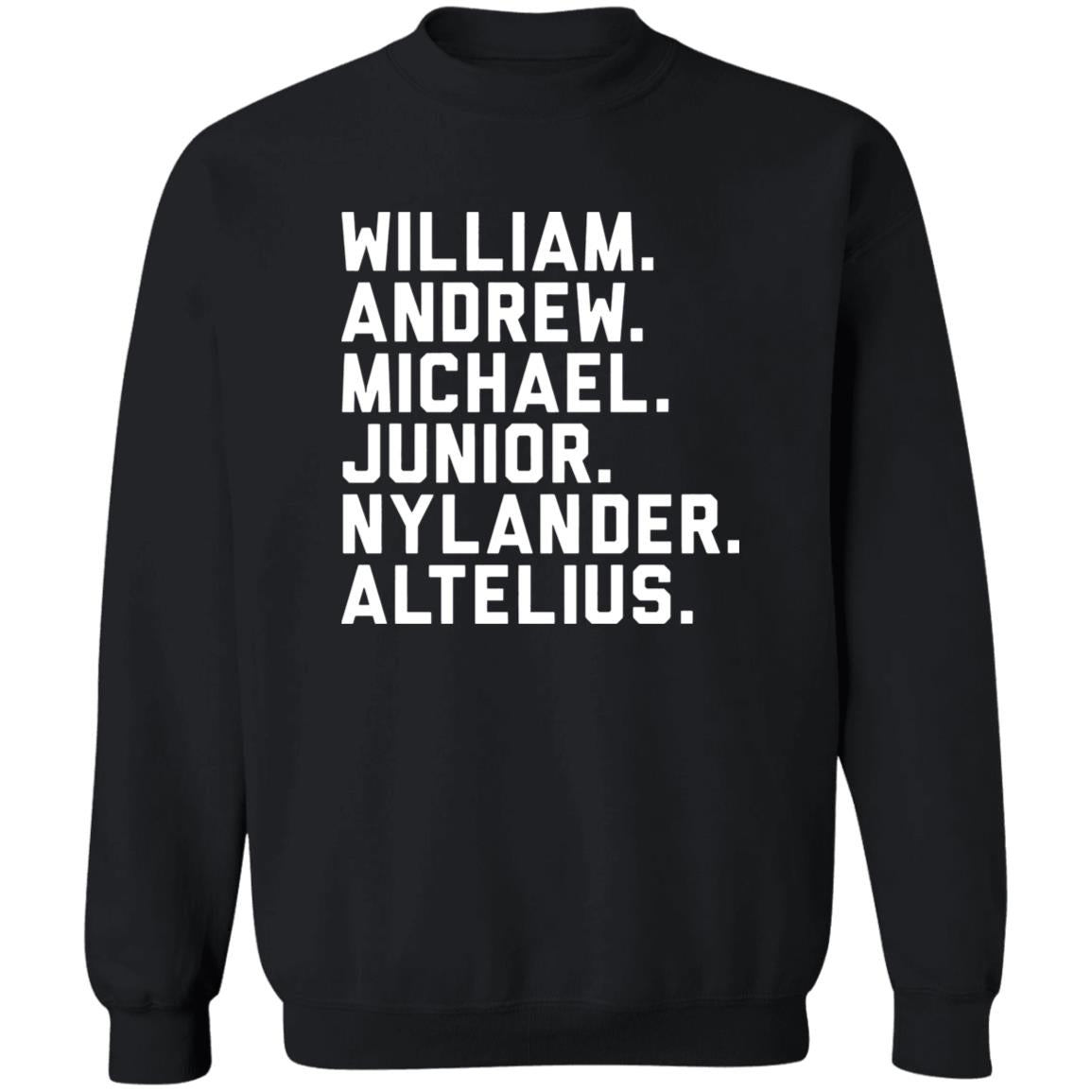 William Andrew Michael Junior Nylander Altelius Shirt