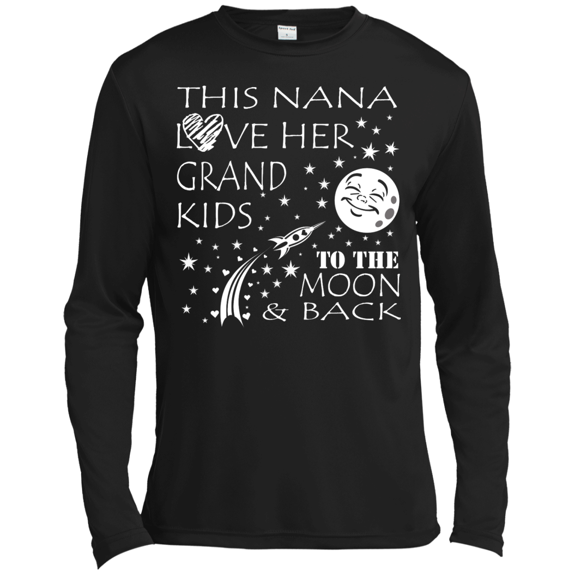 This Nana Love Her Grand Kids To The Moon & Back Shirt, Hoodie, Tank - TeeDragons