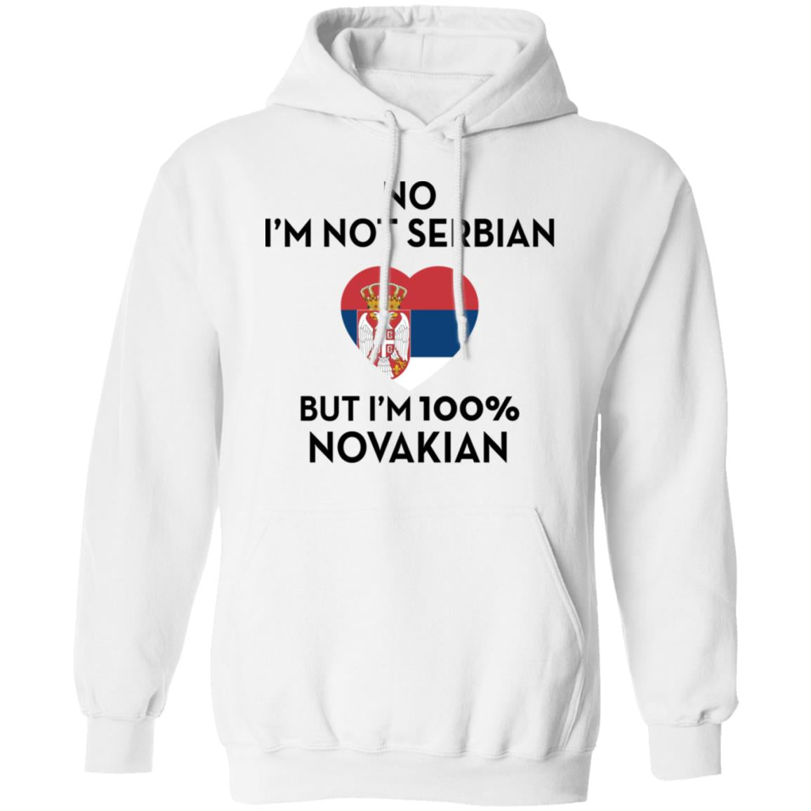 No I'm not Serbian but I'm 100% Novakian shirt