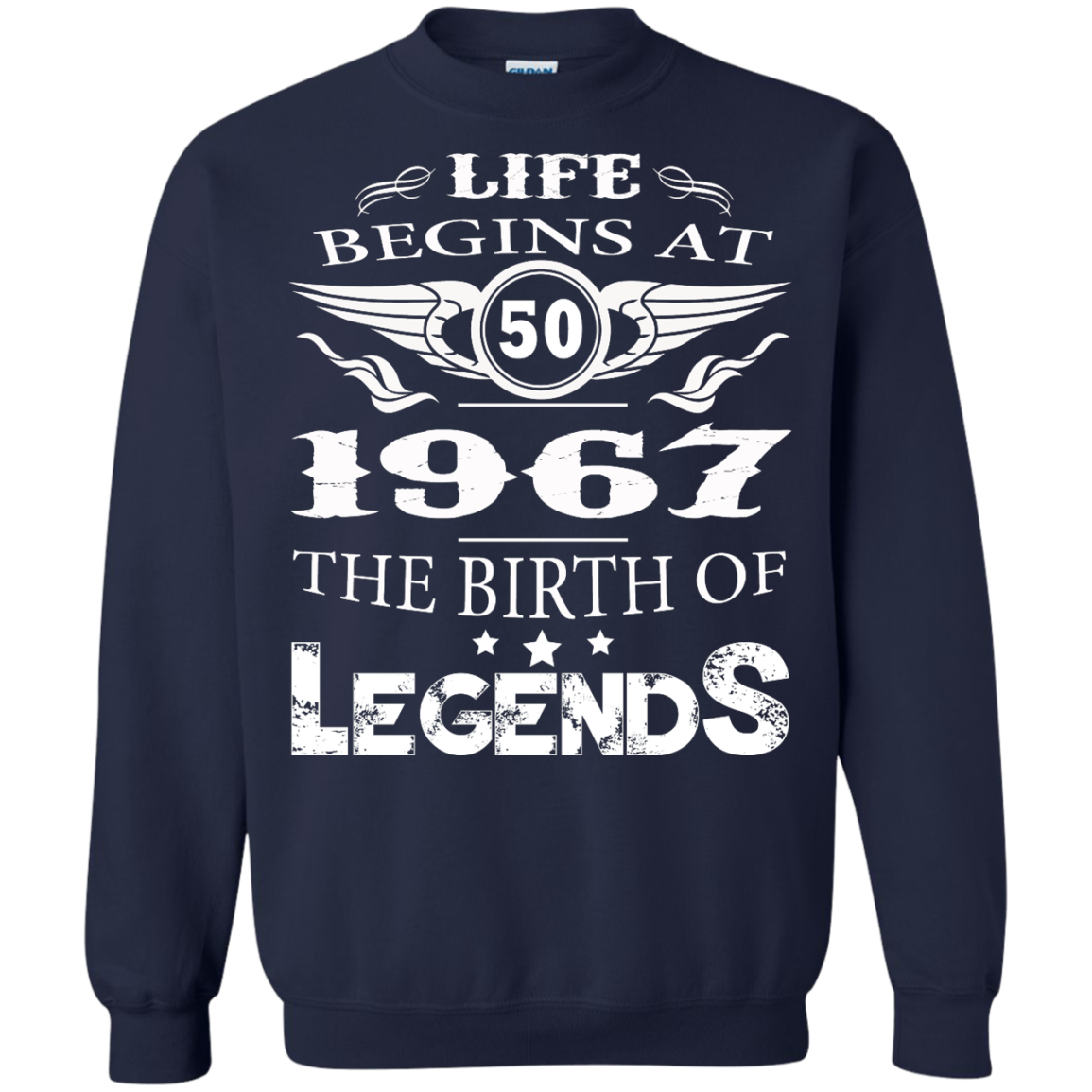 Life Begins At 50 1967 The Birth Of Legends Shirt, Hoodie, Tank - TeeDragons