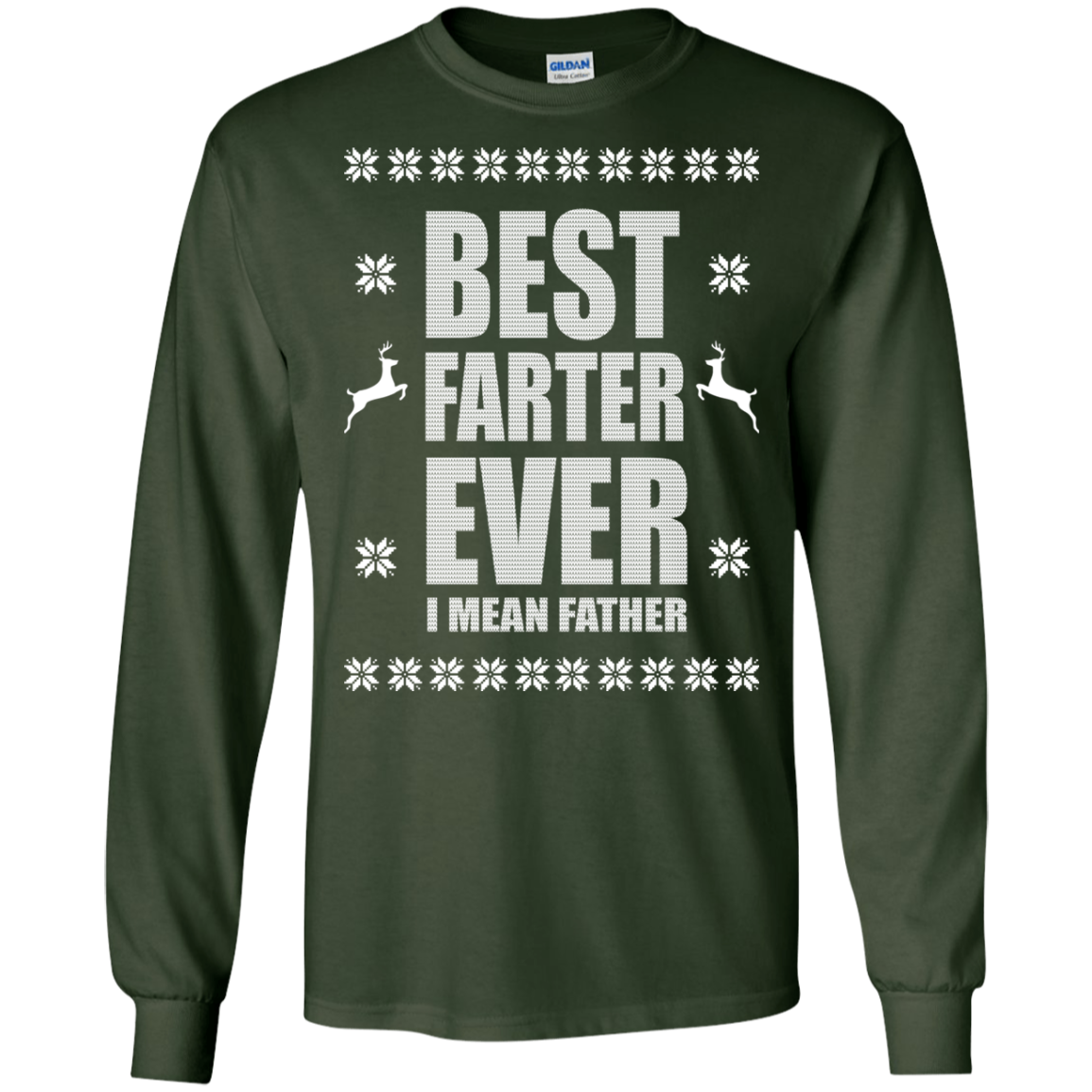 Best Farter Ever - I Mean Father Christmas Sweater - TeeDragons