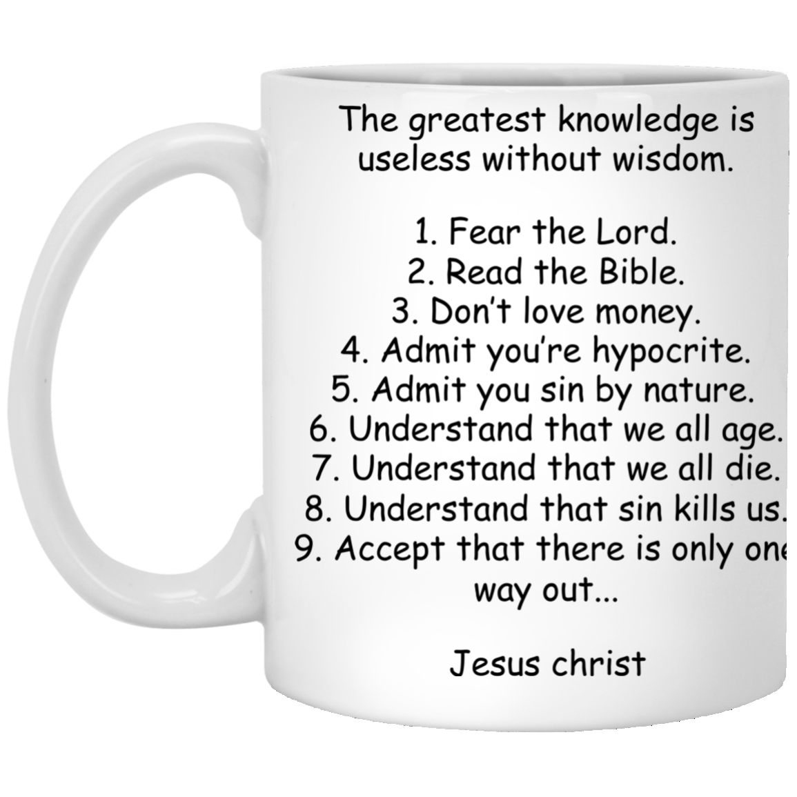 The greatest knowledge is useless without wisdom mugs - TeeDragons