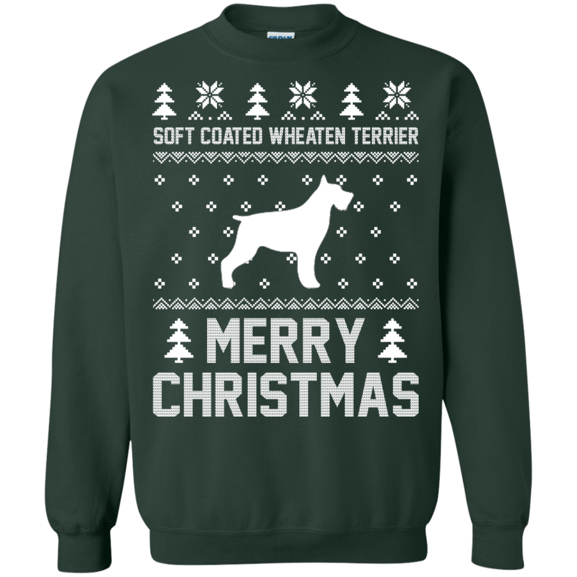 Soft Coated Wheaten Terrier Merry Christmas Sweater - TeeDragons