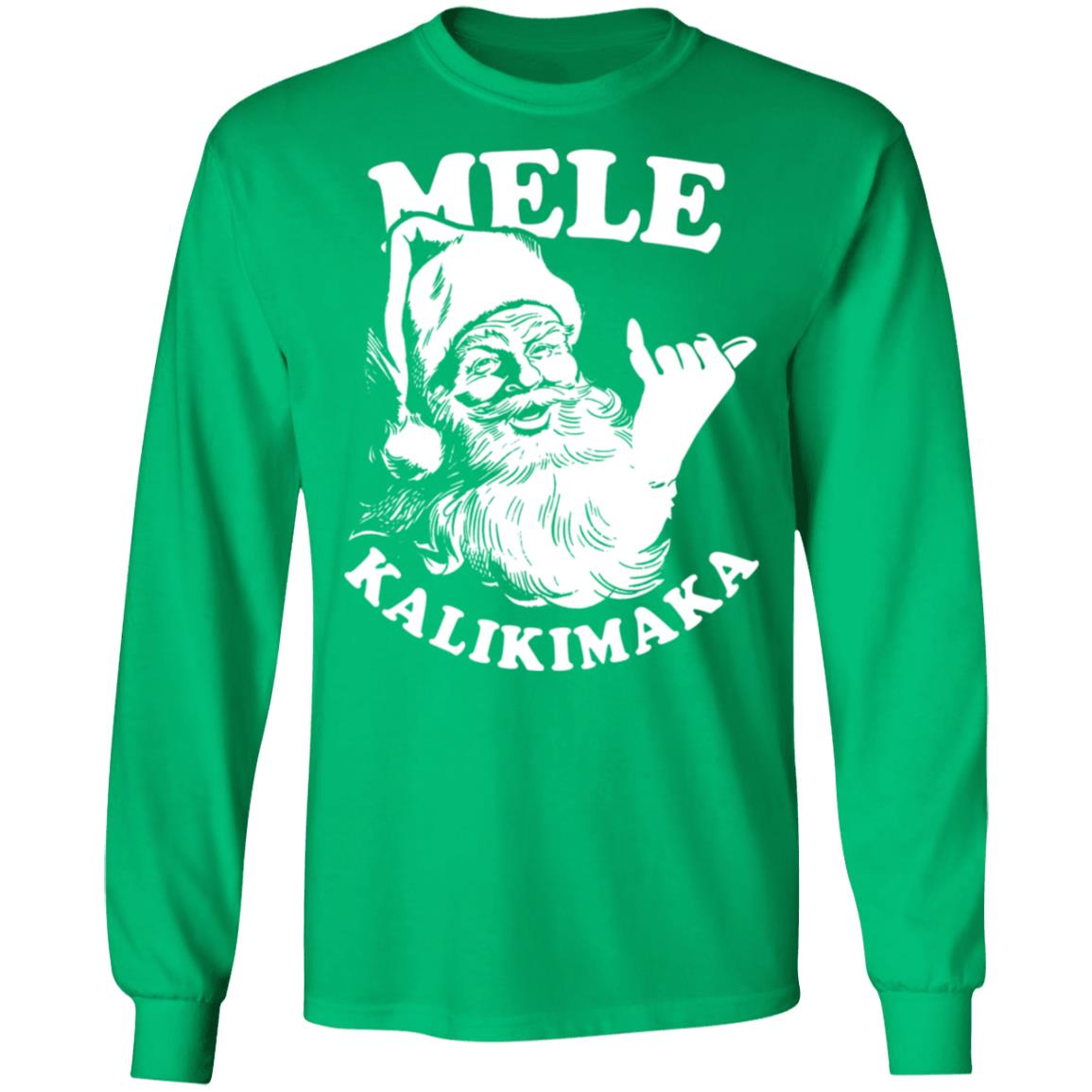 Mele Kalikimaka Santa Christmas Shirt