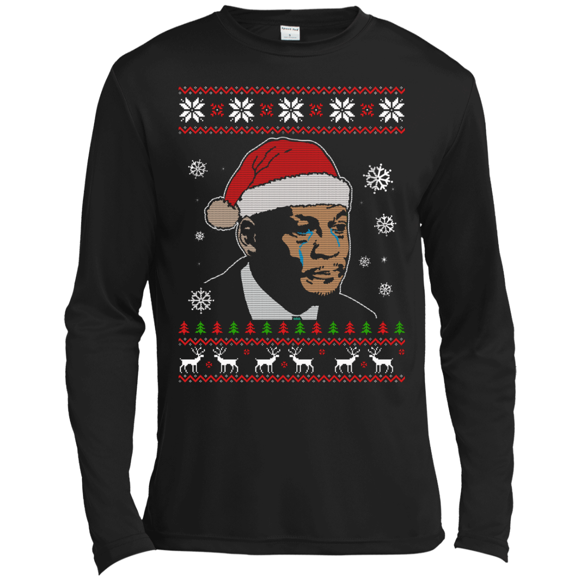 Crying Jordan Christmas Sweater, Shirt, Hoodie - TeeDragons