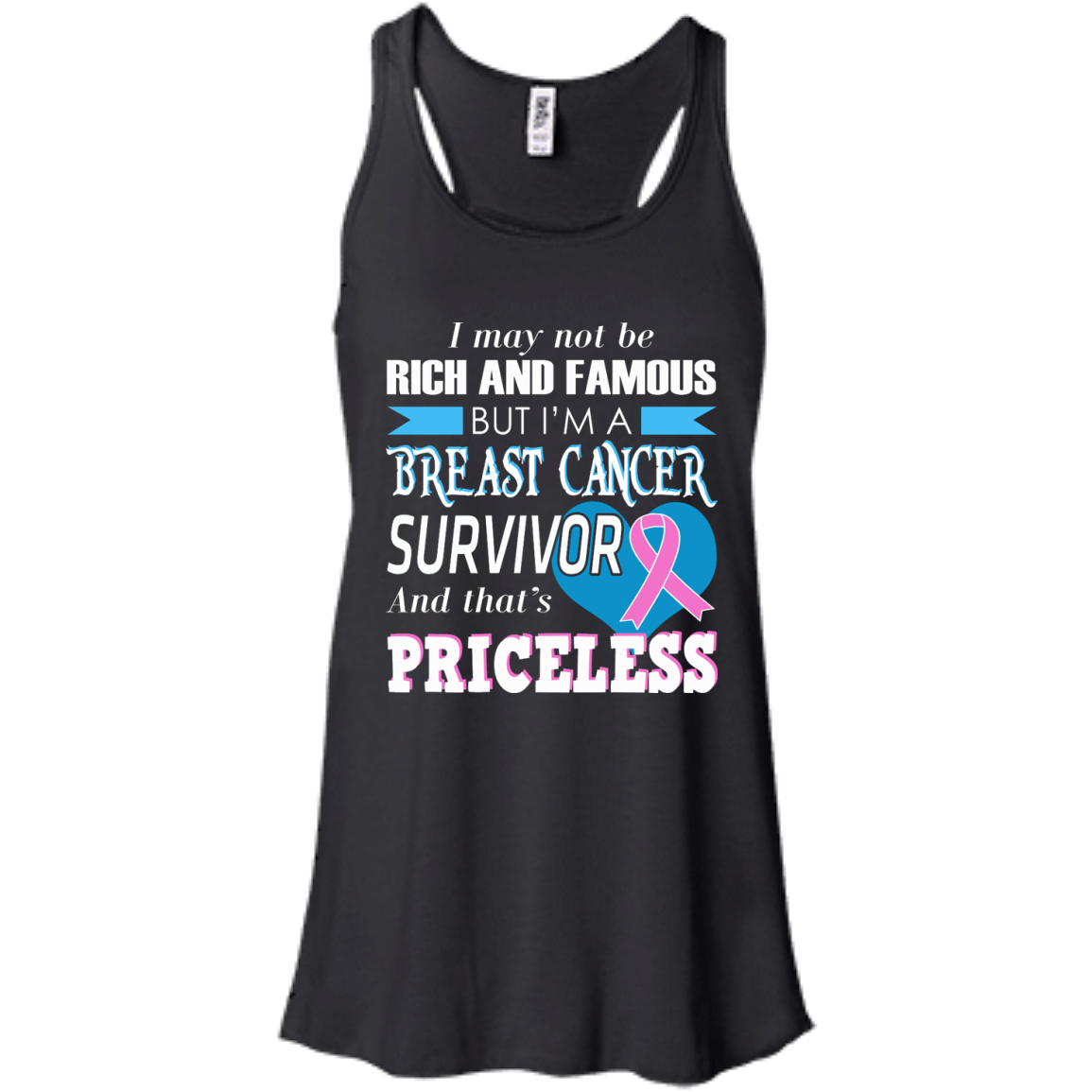 I May Not Be Rich And Famous But I'm A Breast Cancer Survivor T-Shirt - TeeDragons