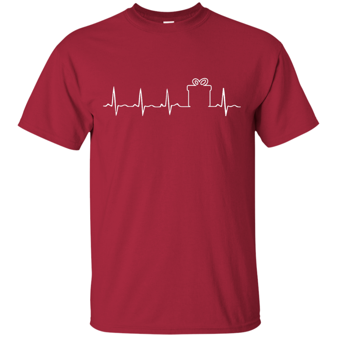 Christmas Gift Box HeartBeat T-shirt, Hoodie, Tank - TeeDragons