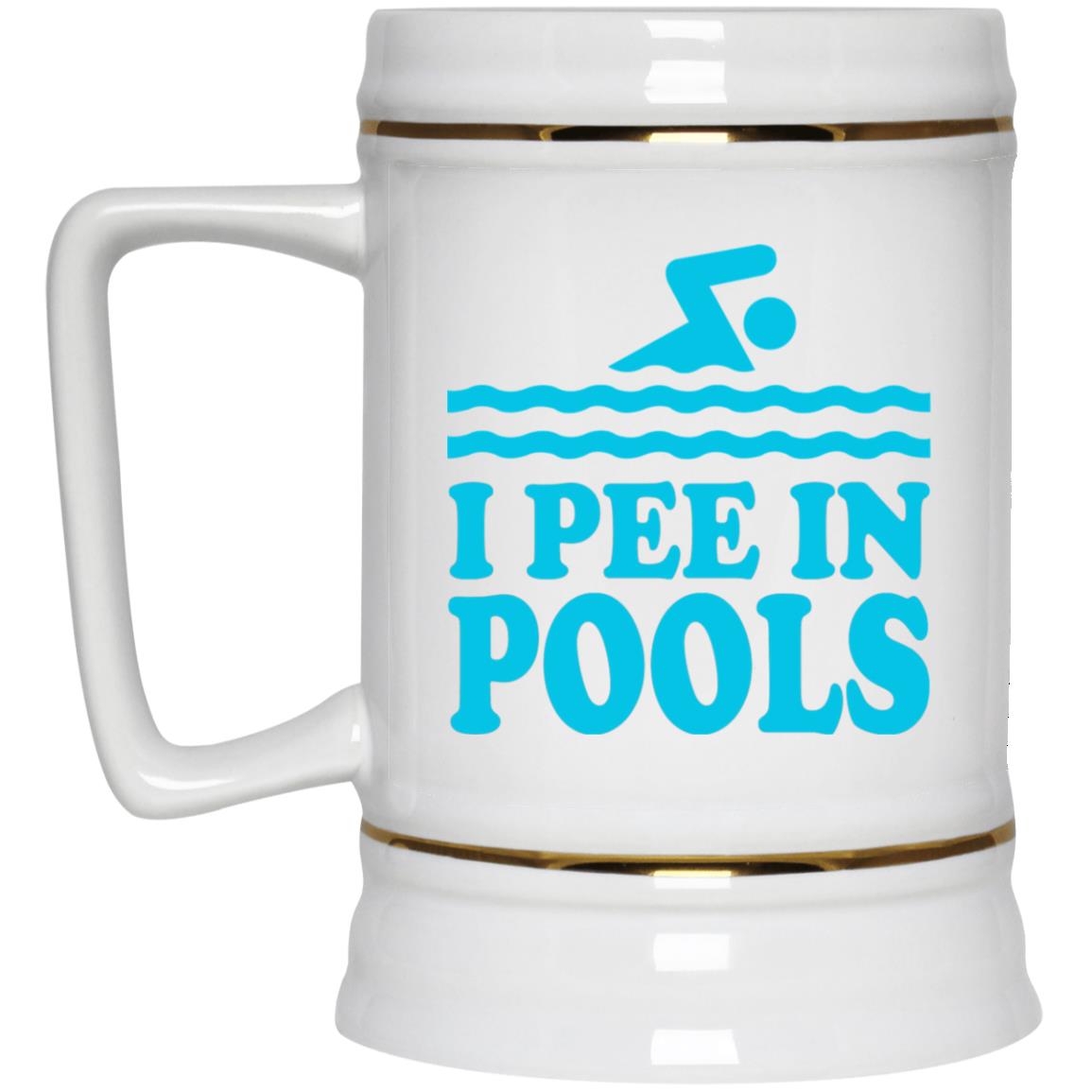 I Pee In Pools Mugs