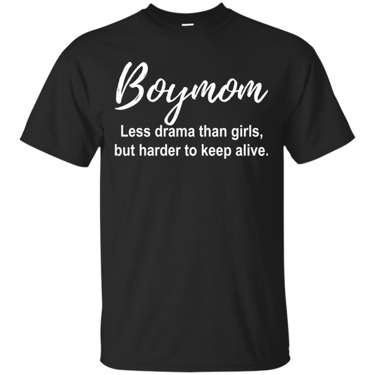 Boymom - Less Drama Than Girls Shirt, Hoodie, Tank - TeeDragons